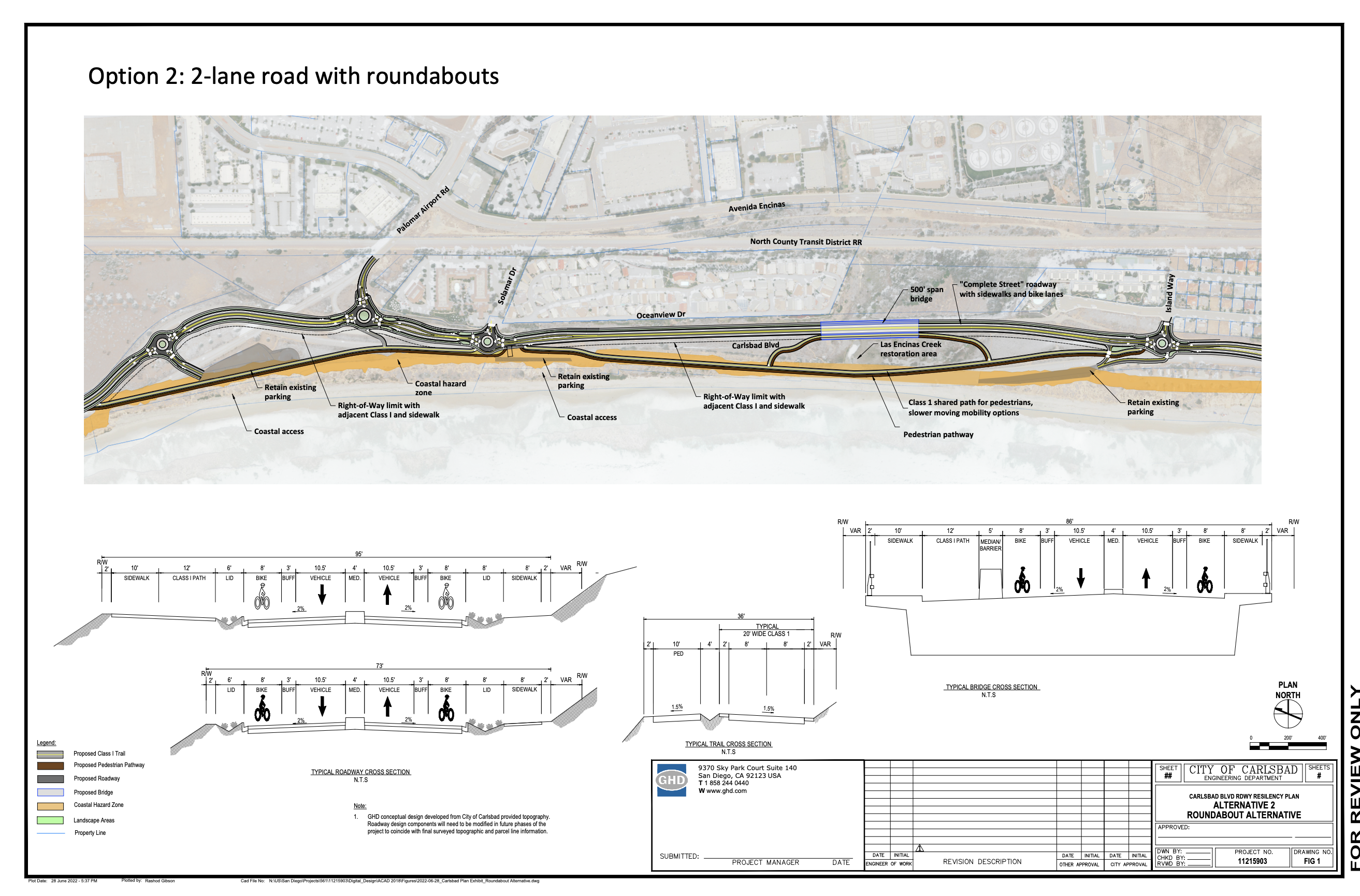 Roadway Option 2 (approved option)